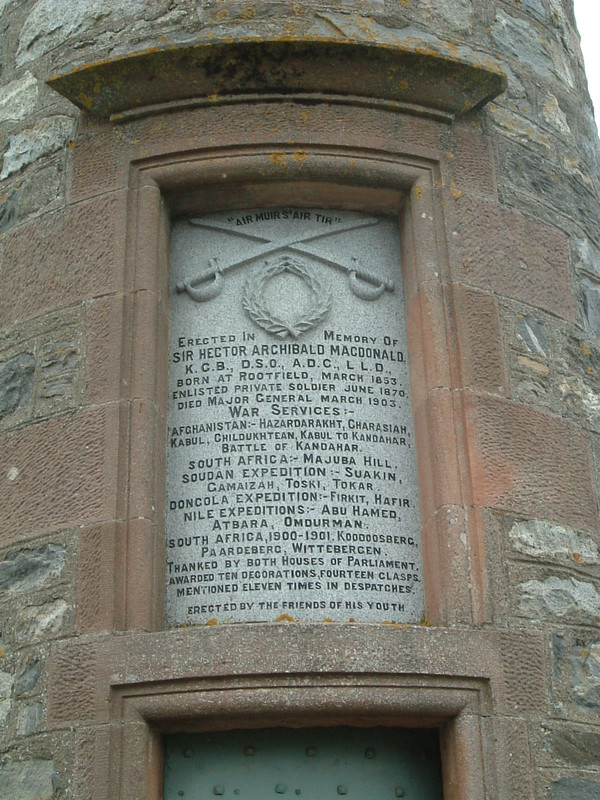A Monument to Sir Hector Archibold Macdonald