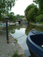 The start of the Kennet and Avon Canal