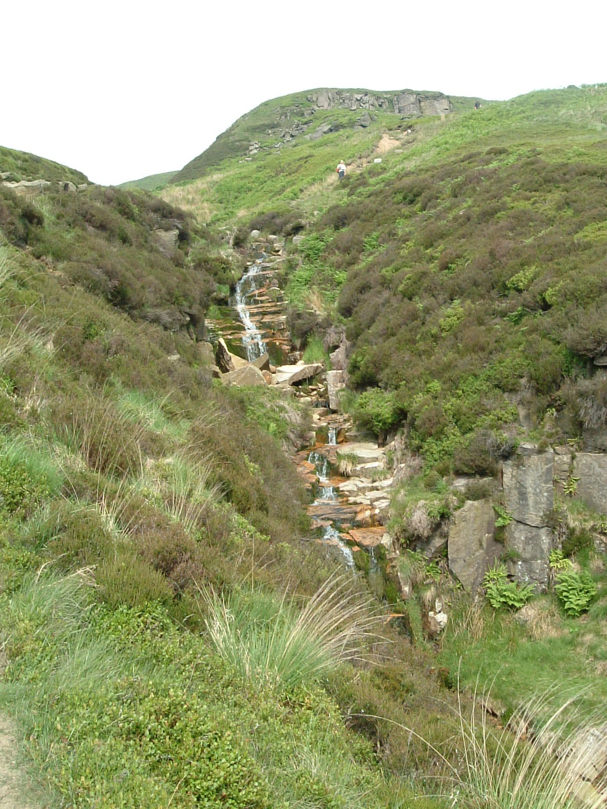 Walking up to Oaken Clough