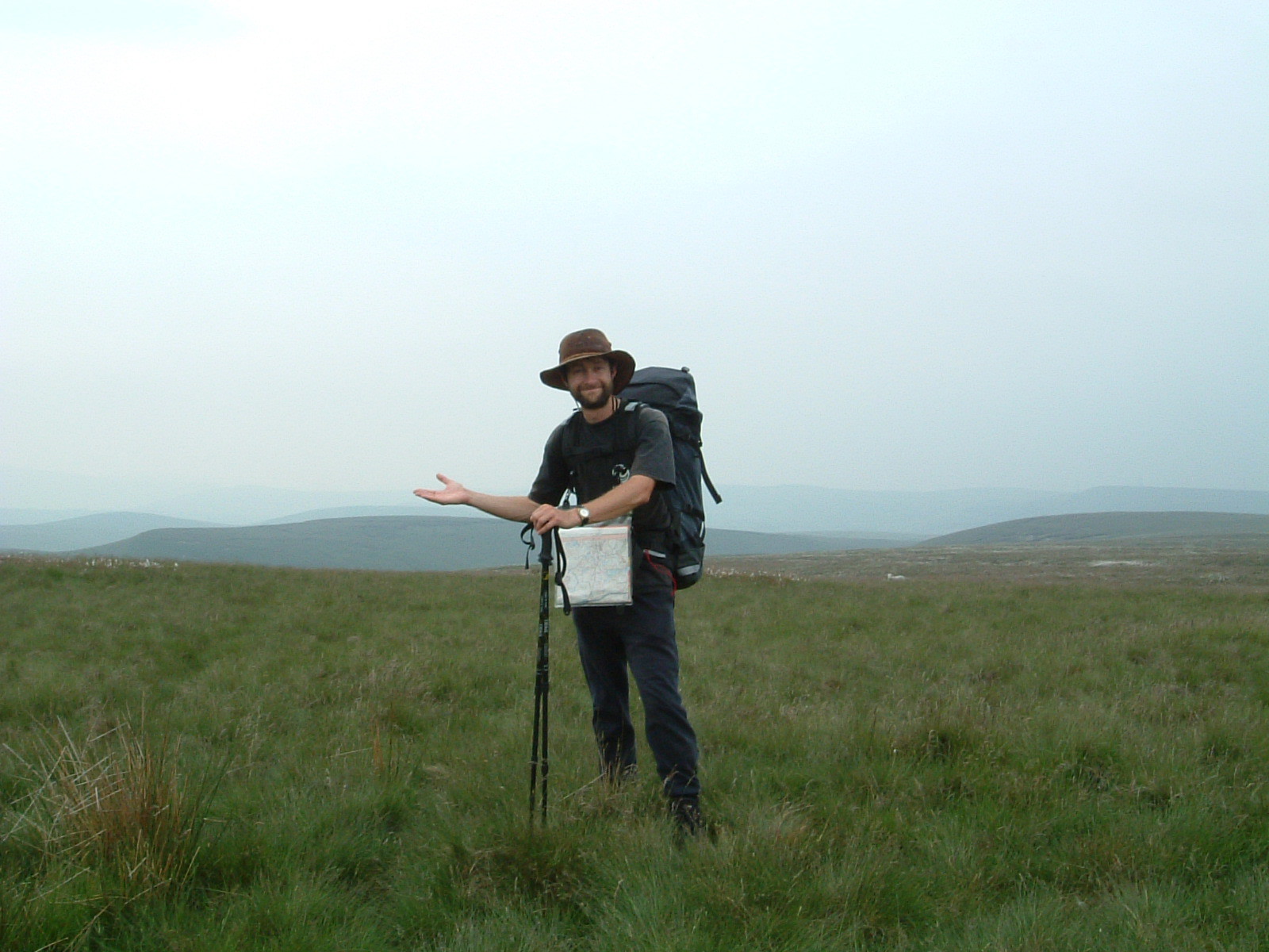 Mark enjoying yet more endless moor