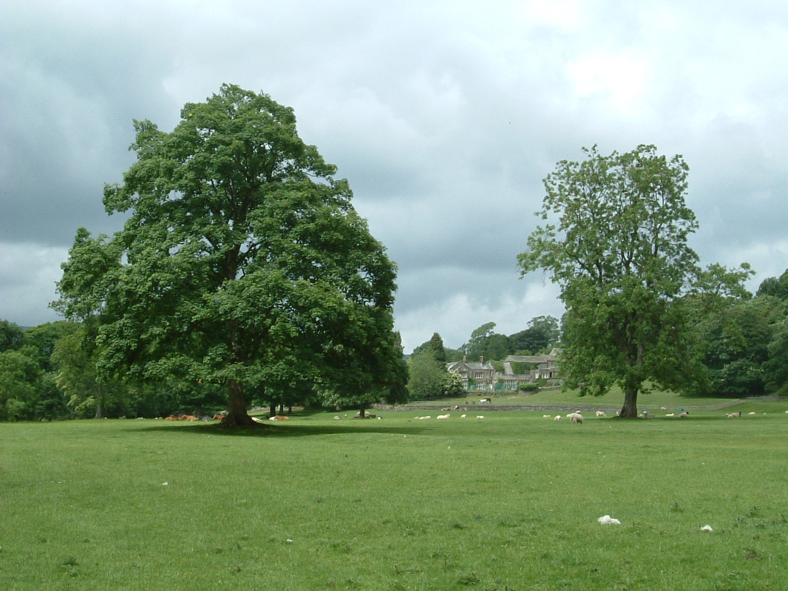 A lovely hall alongside the River Aire near Kirkby Malham