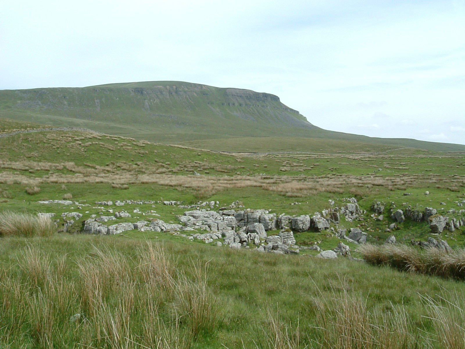Looking back towards Pen-y-Ghent