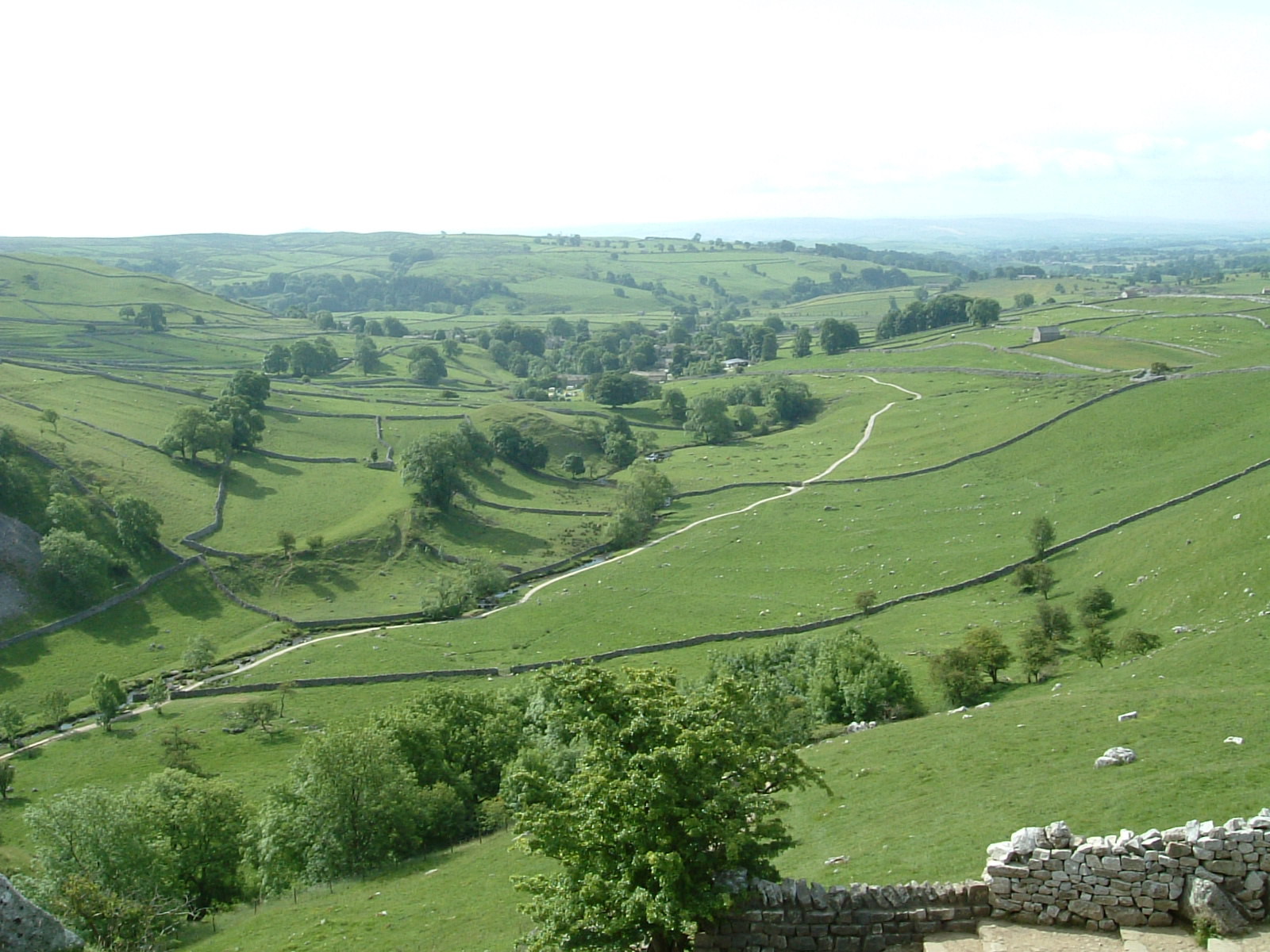 Malham from Malham Cove