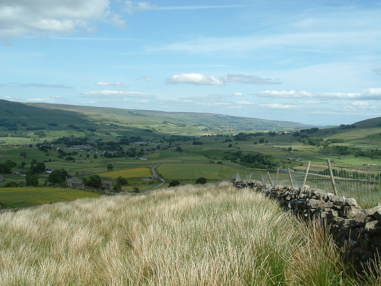 A distant view of Hawes