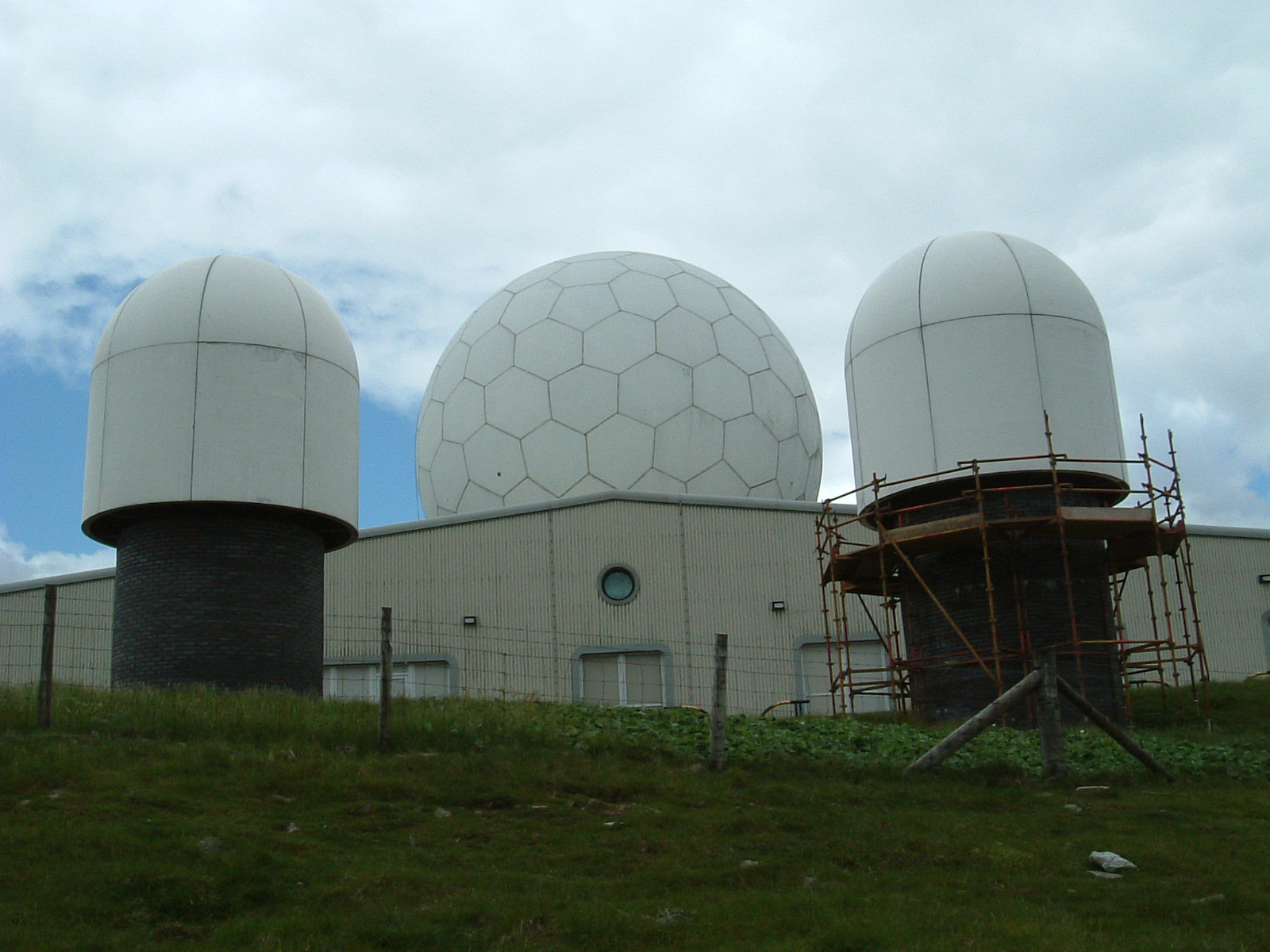 The radar station on Great Dun Fell