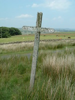 A Pennine Way signpost