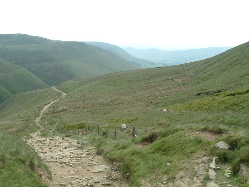 The view back down Jacob's Ladder