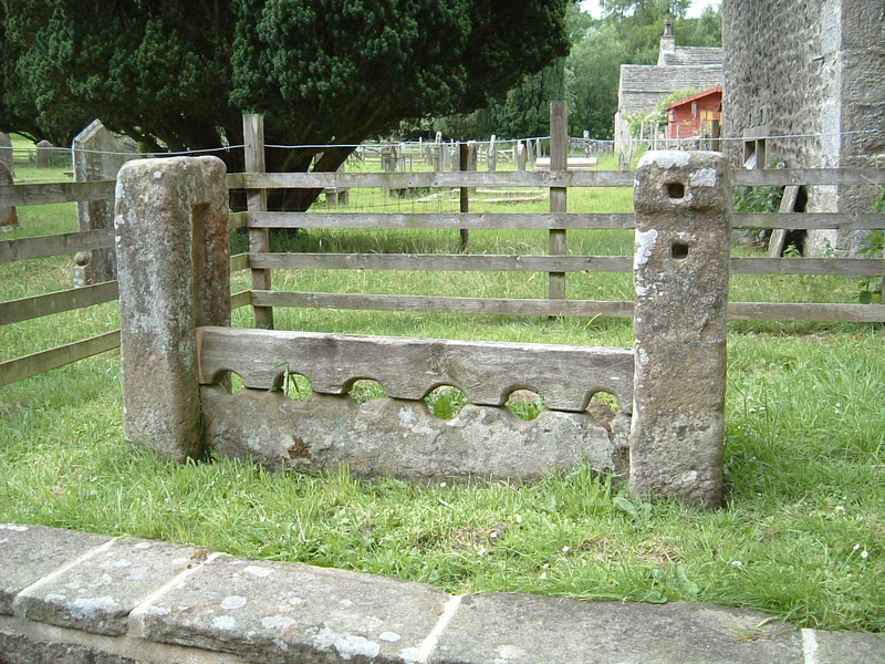 Stocks in the church of St Michael the Archangel, Kirkby Malham
