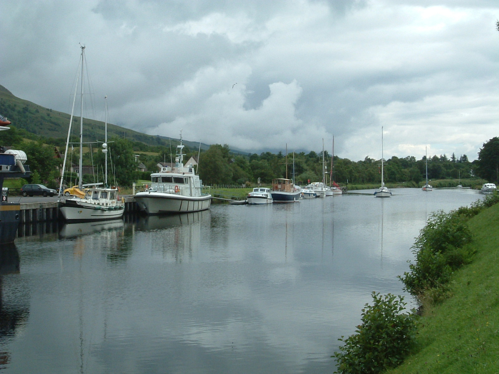 Boats on the Caledonian Canal