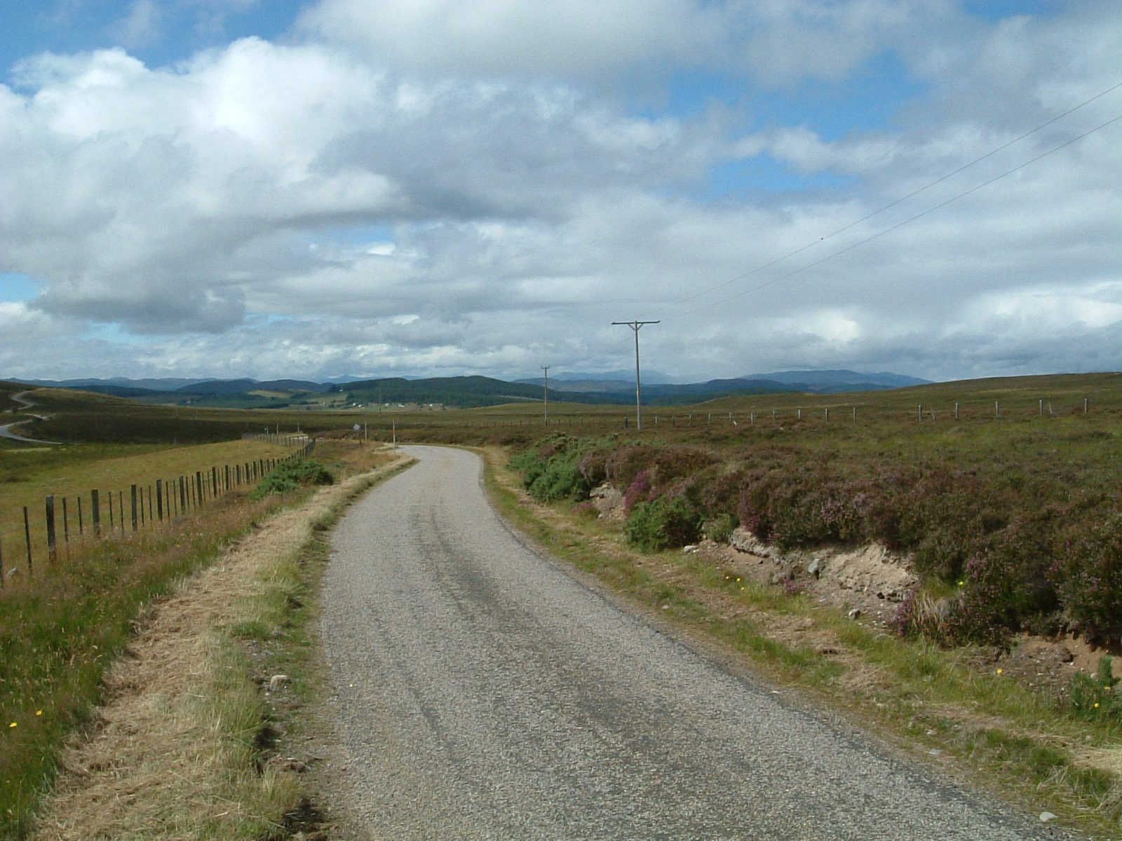 A hard tarmac road