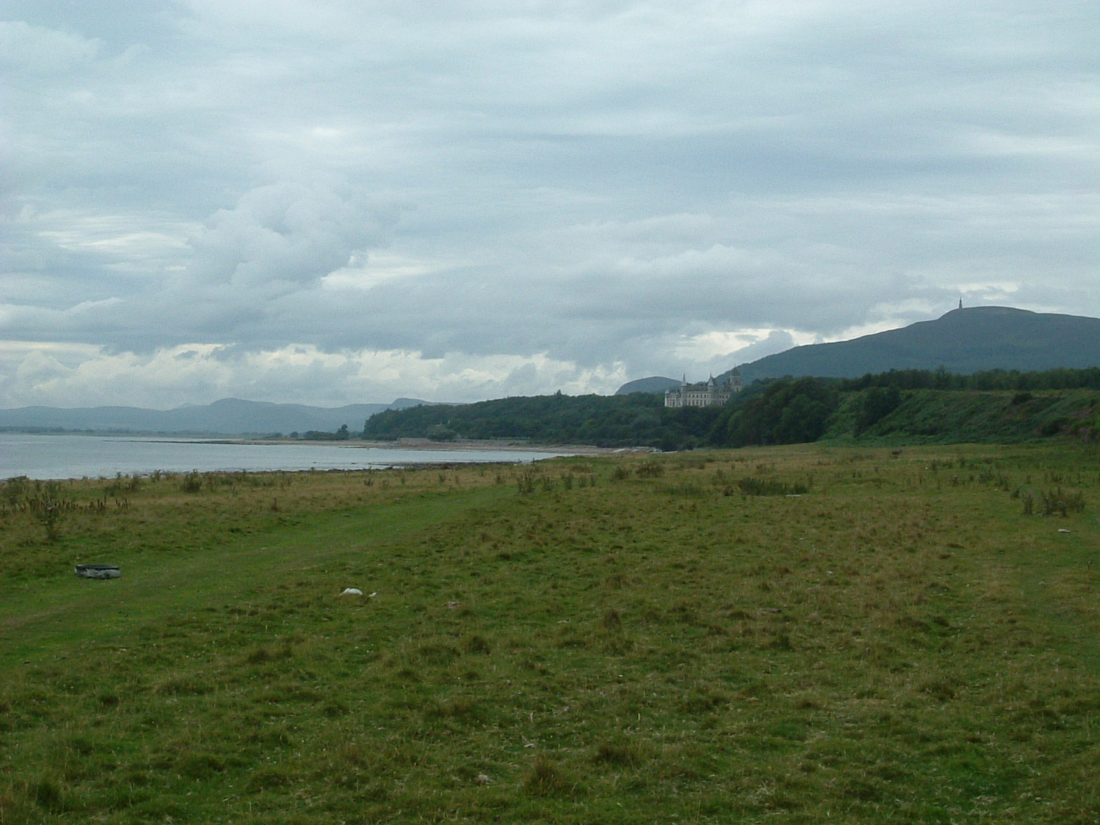 Dunrobin Castle and Ben Bhraggie