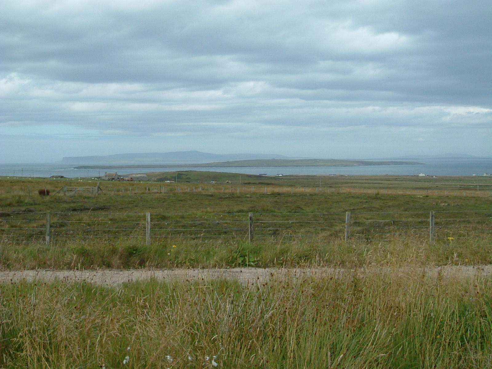My first view of the Orkney Islands
