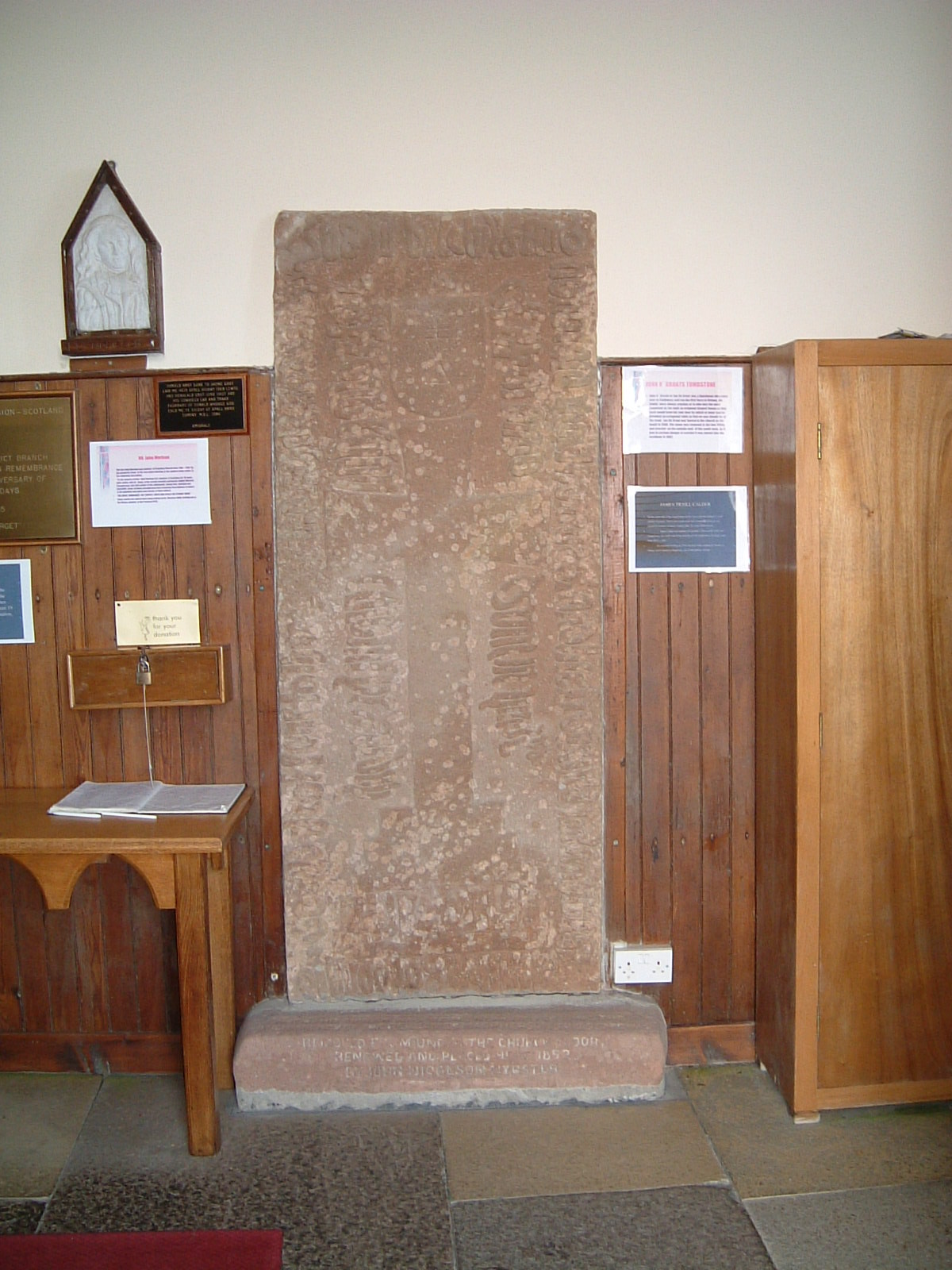 Jan de Groot's tombstone