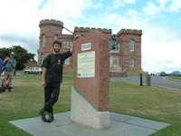 Mark at the end of the Great Glen Way