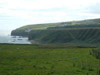 Dunbeath from the north, with Dunbeath Castle just visible on the left