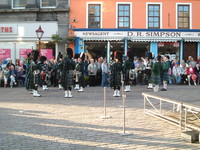 A pipe band in Wick