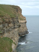 A cliff off Duncansby