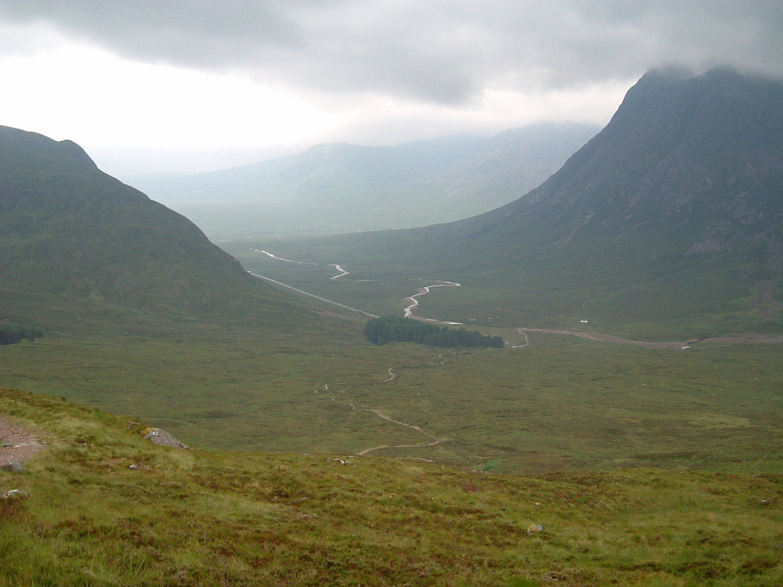 The view south from the Devil's Staircase