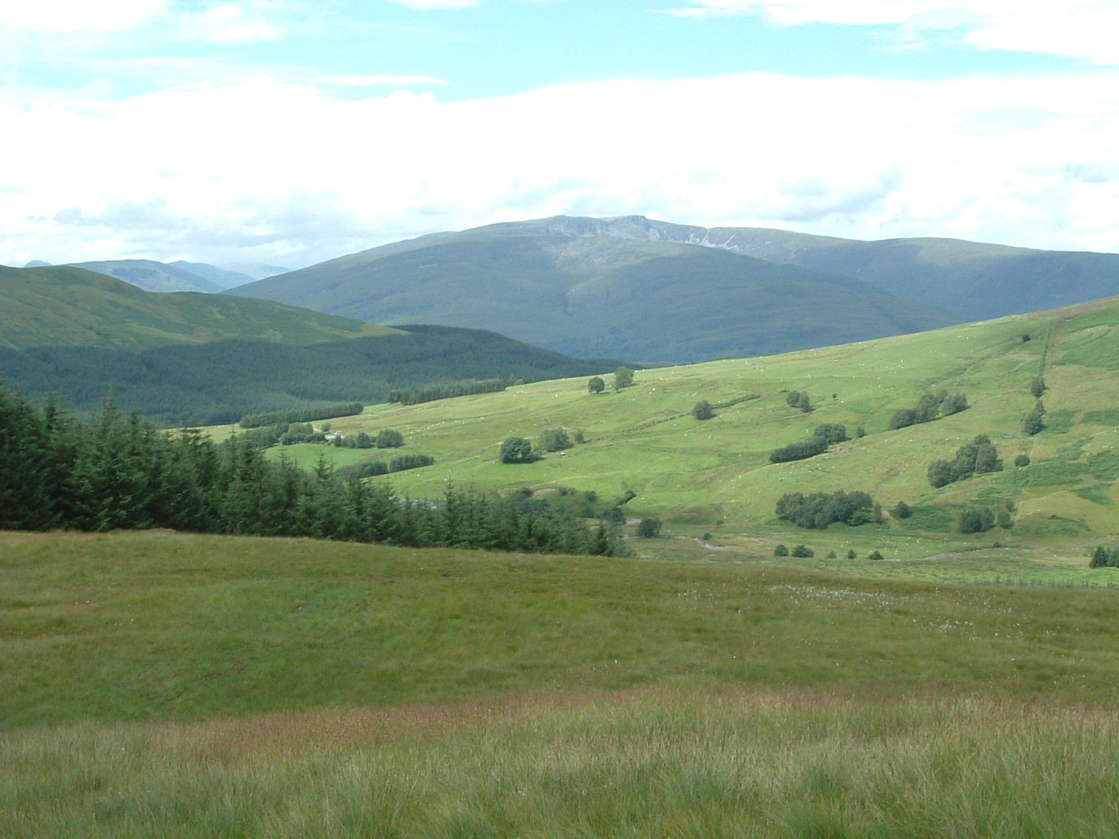 The view away from Ben Nevis