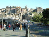 The Edinburgh skyline