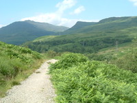 The view back along the River Falloch