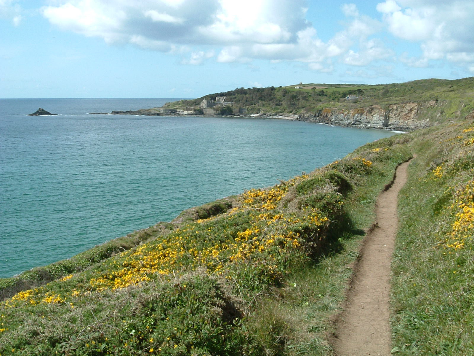 The Southwest Coastal Path from Kenneggy Cliff