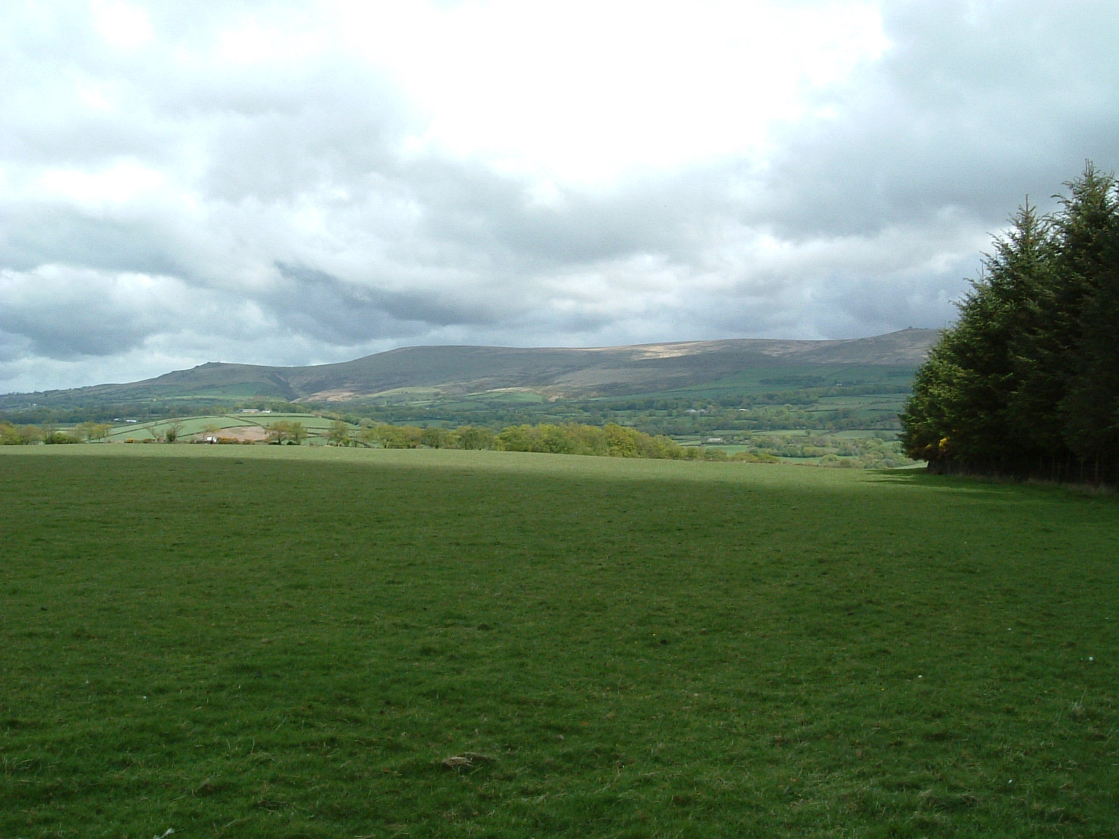 Dartmoor seen from a distance