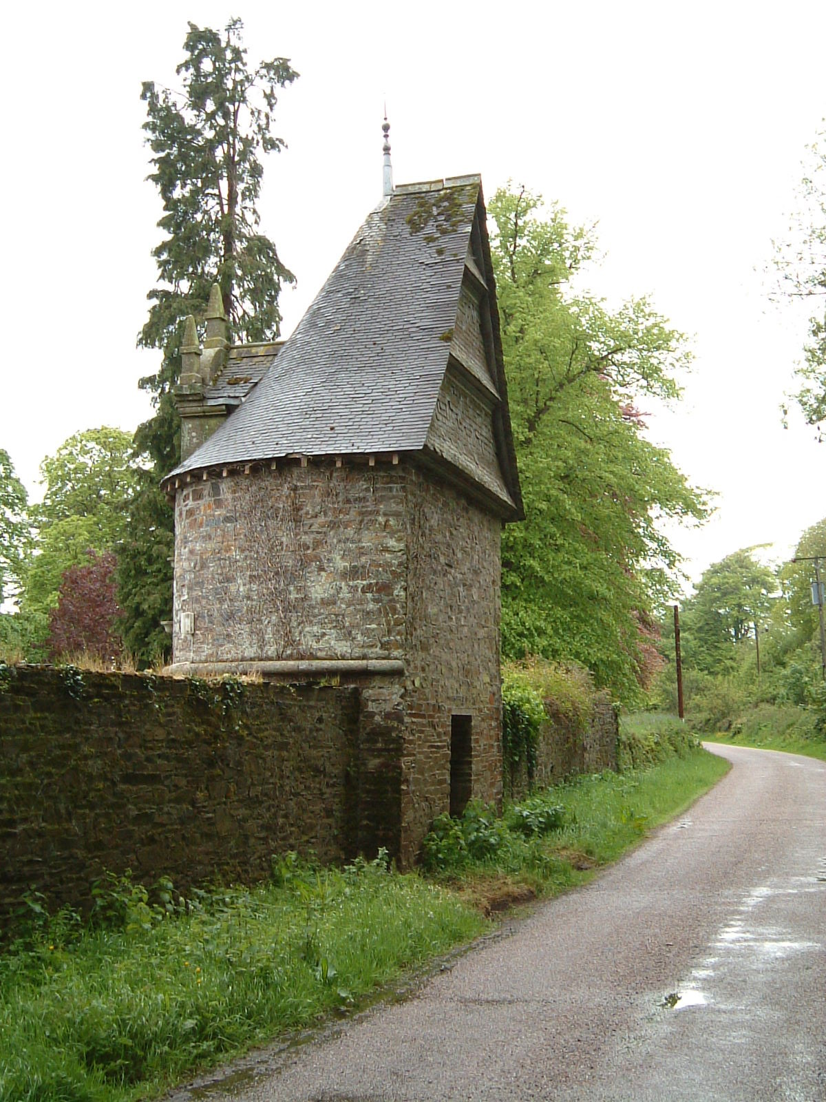A dovecote designed by the Reverend Sabine-Gould at Lewtrenchard Manor Hotel