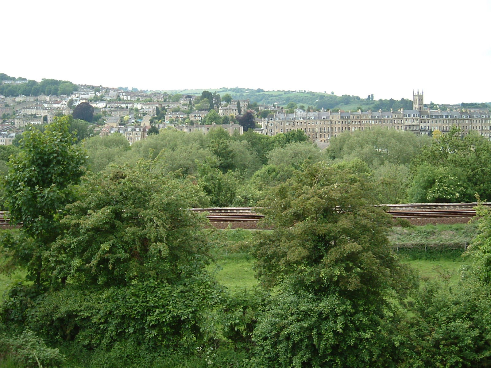 Bath from the Kennet and Avon Canal