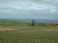 Brown Willy and Roughtor from Castle-an-Dinas