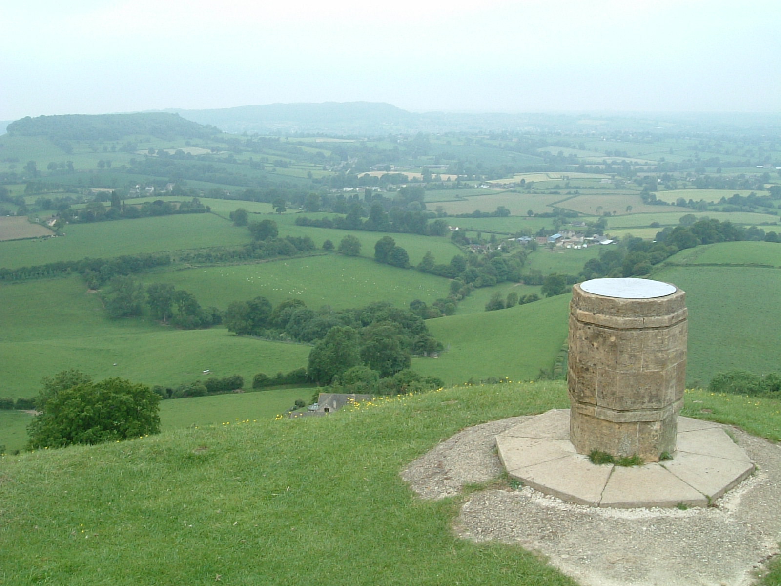 The viewpoint at Coaley Peak