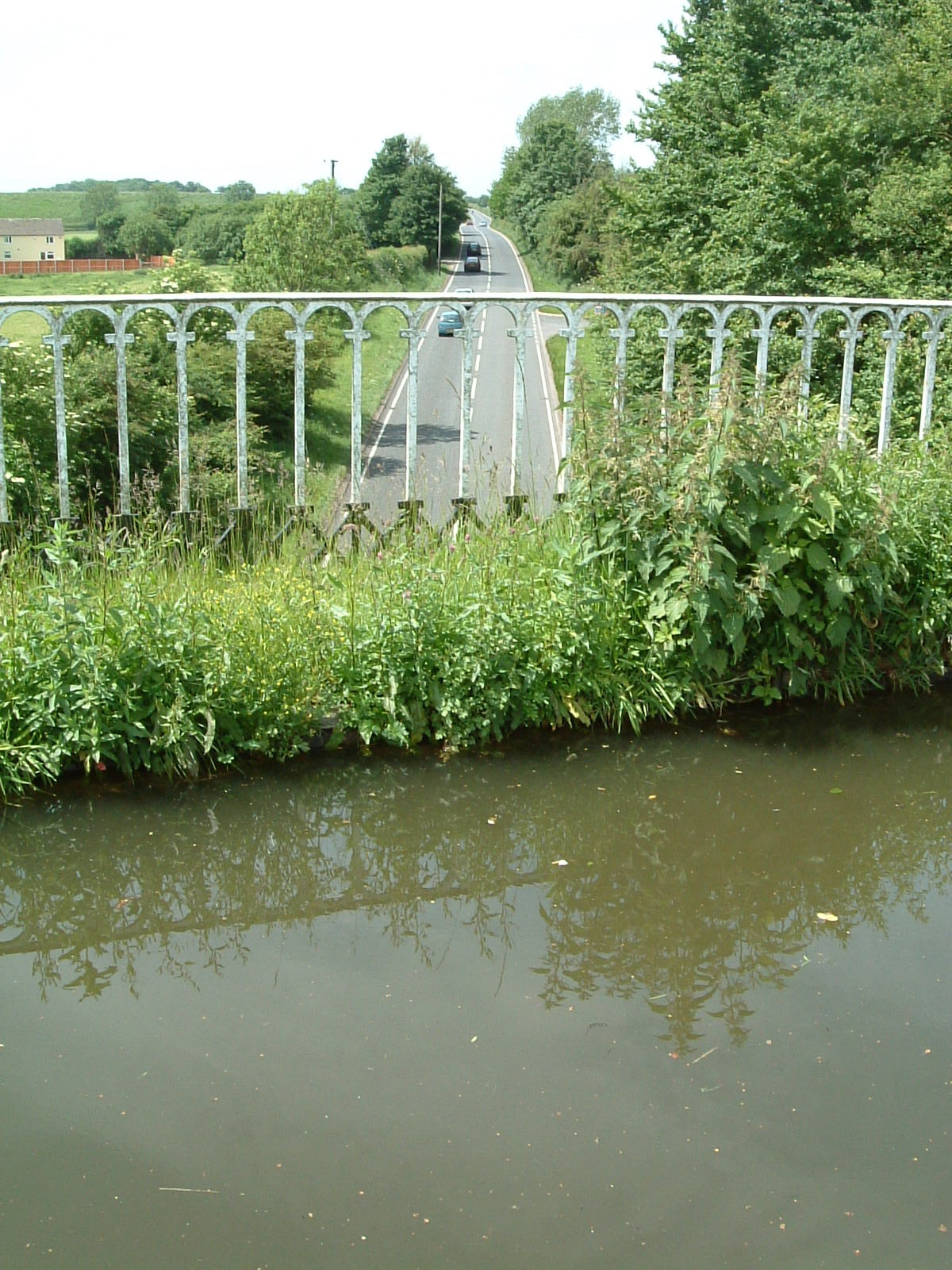 The aqueduct that passes over Watling Street