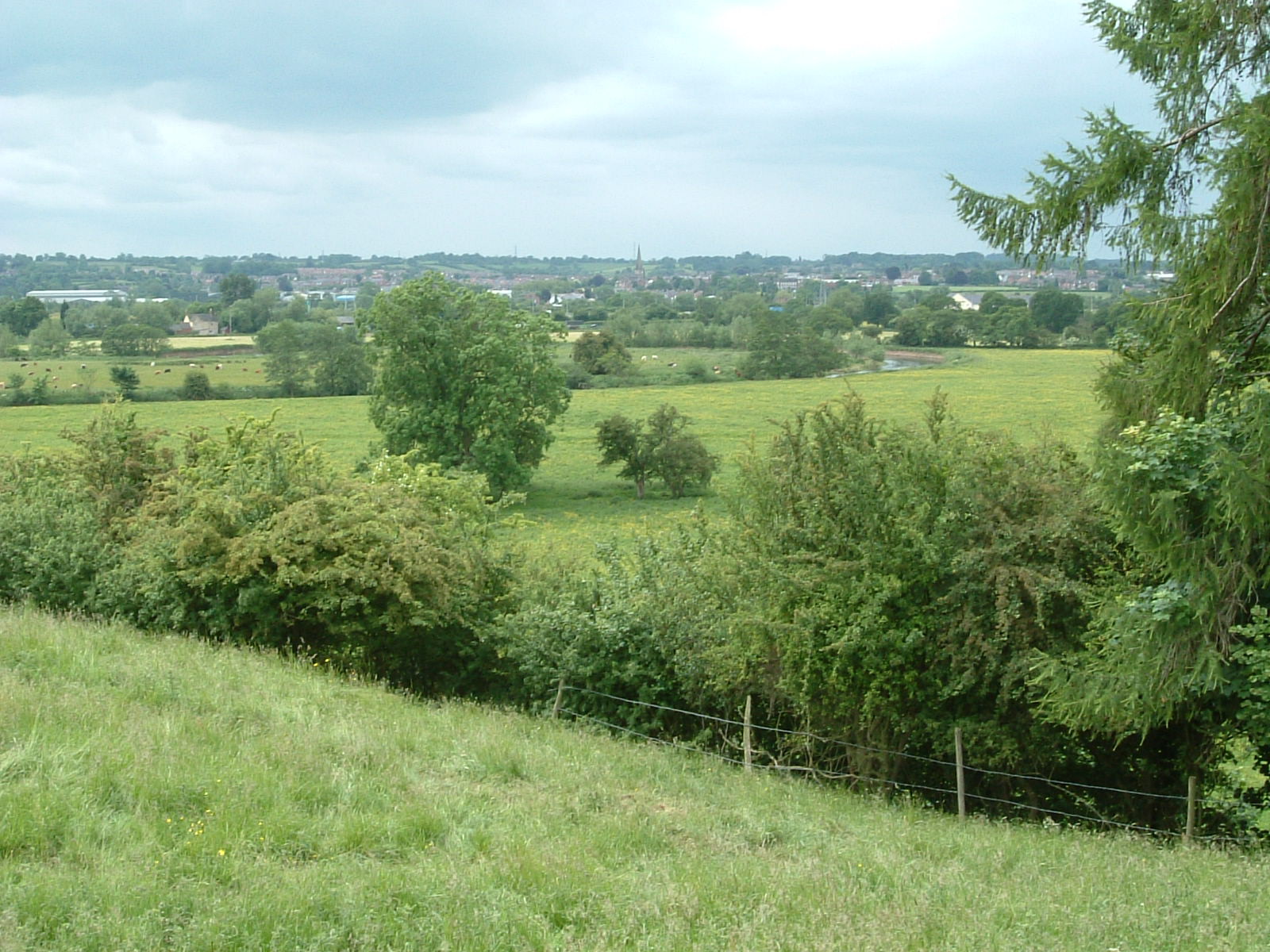 Uttoxeter from a distance