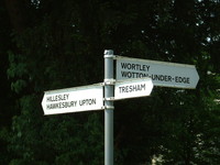 A Cotswold signpost