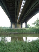The point where the M50 crosses the River Severn