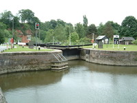 A lock on the River Severn