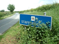 The Staffordshire border