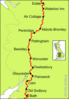 Map of the Midlands